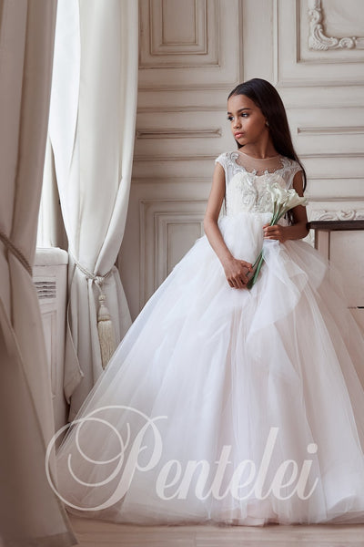 Adrielle Pentelei Couture Gown – Luxury Girls Dress for Special Occasions