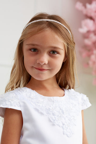 Kids Rhinestone Headband Tiara Elegant Hairpiece