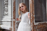 Arabella Pearl Lace Gown – Custom Pentelei Couture