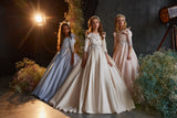 Girls Blue & Ivory Couture Pageant Dress – Pentelei Couture
