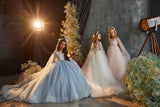 Anastelle Grace Ivory Gown with Cape – Pentelei Couture