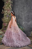 Amoura Pentelei Couture Girls Ombre Pageant Gown