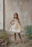 Pentelei Couture Evelina Sequin Bloom Girls Dress