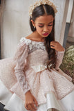 Pentelei Couture Evelina Sequin Bloom Girls Dress