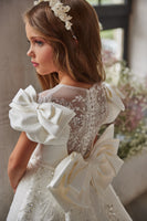 Aurora Elegance Communion Gown - Exquisite Dress by Pentelei Couture