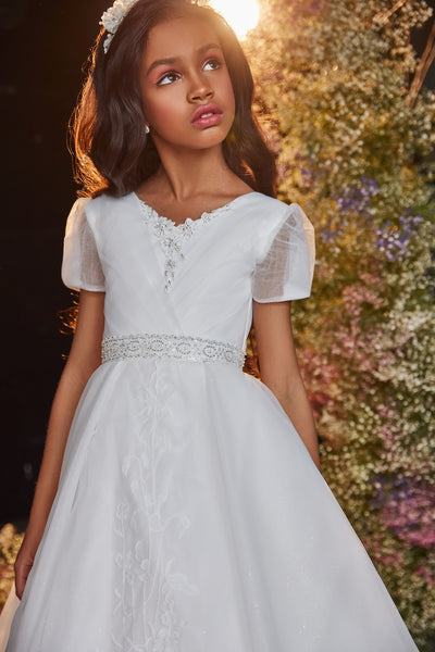 Victoria Bloom Couture Gown - Elegant Communion Dress by Pentelei Couture