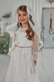 Pentelei Couture White Communion & Flower Girl Dress
