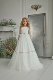 Pentelei Couture Aurelia Rose Girls Communion Gown