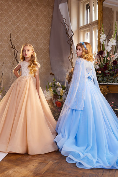 Elegant Children's Couture Gown - Pentelei Couture Fairy-tale Princess Dress