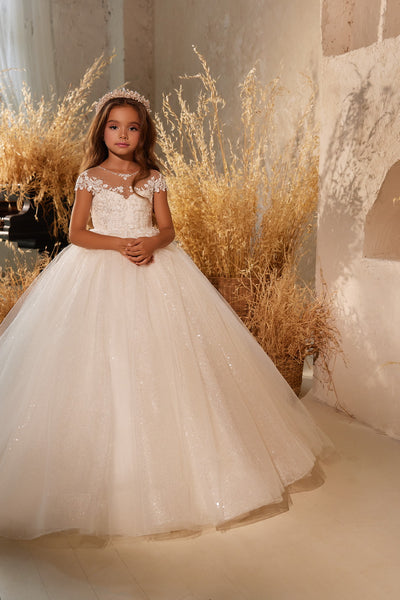 Pentelei Couture Flower Girl Dress - Special Occasion Gown