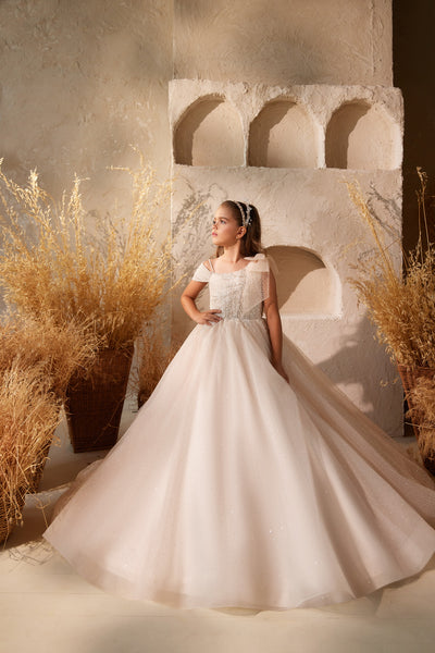 Pentelei Couture 3612 | Exquisite Flower Girl Special Occasion Gown for Kids
