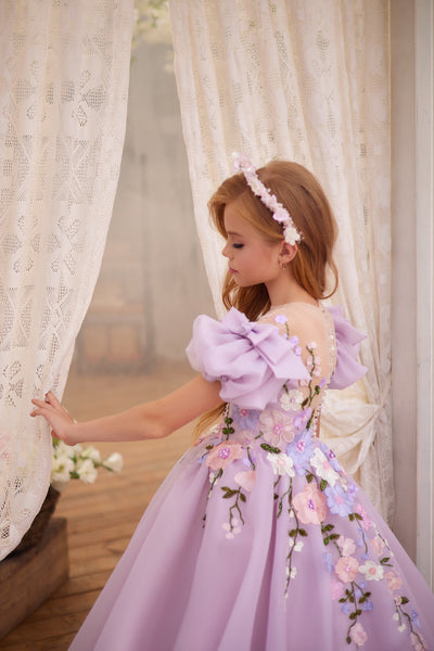 Pentelei Couture 3616 | The Natalia Flower Girl Dress | Blush Kids