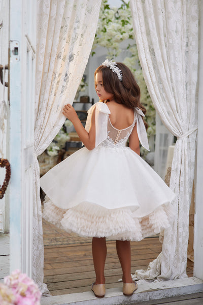 Pentelei Couture  3617 Girls Cupcake Pageant Dress | Blush Kids