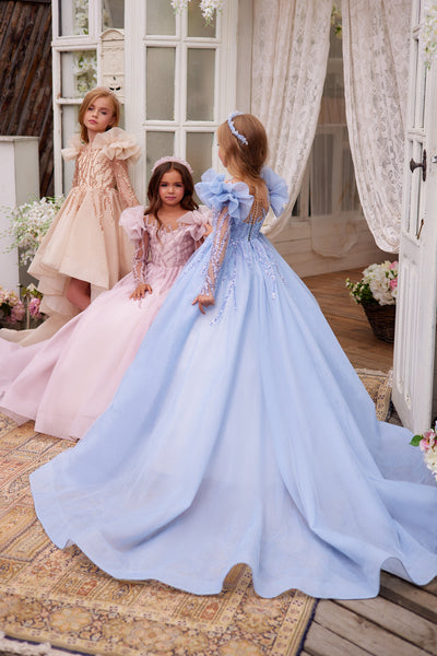 Pentelei Couture 3625 | Girls Pageant Special Occasion Gown