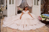 Pentelei Couture Pageant Gown - Stunning Flower Girl Dress