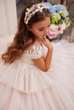 Pentelei Couture Pageant Gown - Stunning Flower Girl Dress