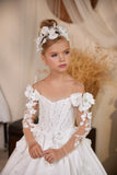 Exquisite Pentelei Couture 3629 Flower Girl Gown