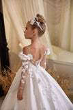 Exquisite Pentelei Couture 3629 Flower Girl Gown