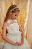 Pentelei Couture Layered Tulle Flower Girl & Pageant Dress - Special Occasion Gown