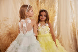 Pentelei Couture Layered Tulle Flower Girl & Pageant Dress - Special Occasion Gown