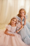 Pentelei Couture Fairytale Flower Girl & Pageant Gown - Special Occasion Dress