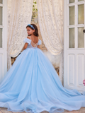 Princess-Inspired Blue Ball Gown | Pentelei Couture | Flower Girl Pageant