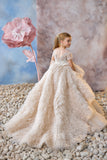 Luxurious Tulle Ivory Gown | Pentelei Couture | Flower Girl Pageant