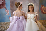 Elegant Girls Pageant Dress  | Pentelei Couture | Communion Flower Girl