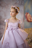 Elegant Girls Pageant Dress  | Pentelei Couture | Communion Flower Girl