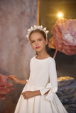 Communion Flower Girl Gown with Train | Pentelei Couture 3720