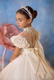 Exquisite Girls Pageant Gown | Pentelei Couture | Flower Girl Communion