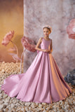 Charming Flower Girl Satin Ball Gown | Pentelei Couture | Natural Pageant