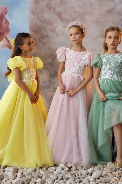 Charming Kids Pageant Dress | Pentelei Couture | Flower Girl Dress