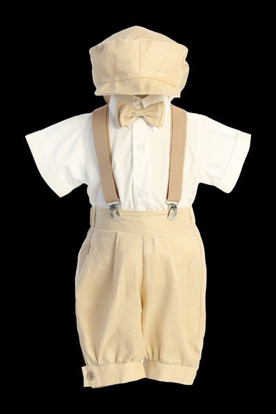 Leo Suspender Set | Boys Christening or After Party Outfit