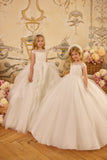 Elegant White Couture Dress | Pentelei Couture Communion & Flower Girl