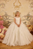 Elegant White Couture Dress | Pentelei Couture Communion & Flower Girl