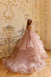 Blush Pink Pageant Flower Girl Dress | Pentelei Couture Gown
