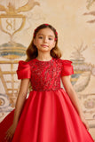 Valentina Royale Gown | Pentelei Couture Red Ball Dress