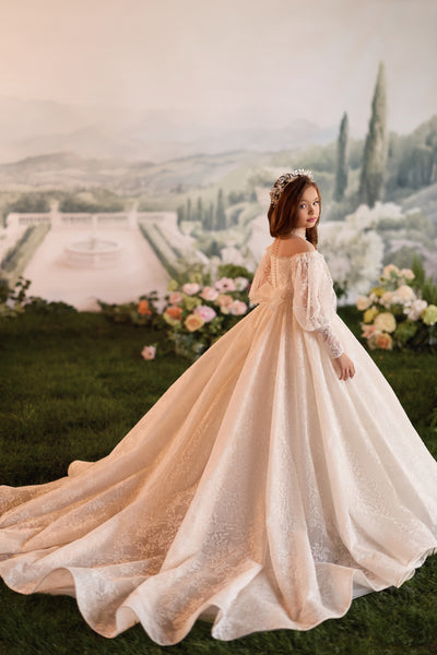 Luxury Girls Communion & Flower Girl Gown | Pentelei