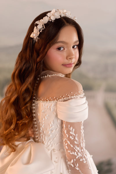 Pentelei Couture Luxury First Communion & Flower Girl Dress