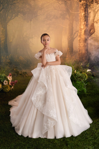 Pentelei Couture First Communion Lace Dress