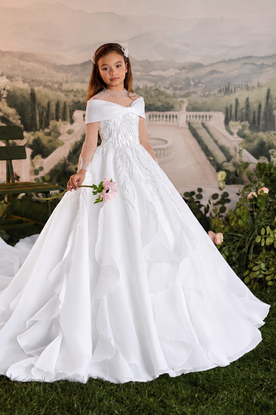 Pentelei Couture Girls Communion & Flower Girl Gown