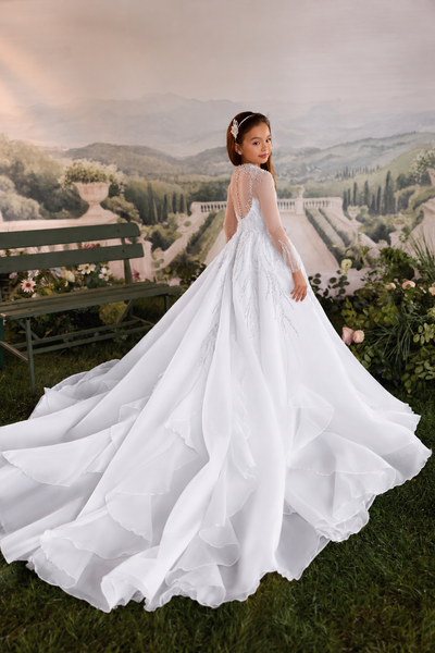 Pentelei Couture Girls Communion & Flower Girl Gown