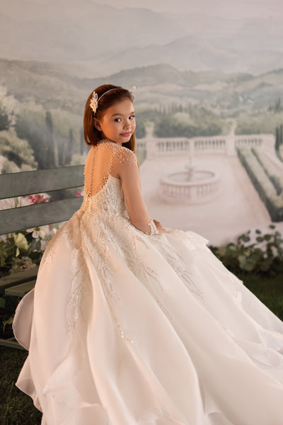 Pentelei Couture Girls Communion & Flower Girl Gown