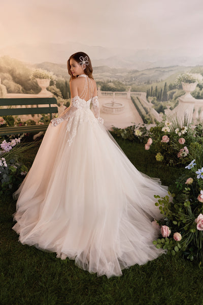 Pentelei Couture Lace Flower Girl & Communion Gown