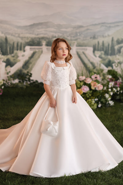 Pentelei Couture Luxury Ivory First Communion Dress