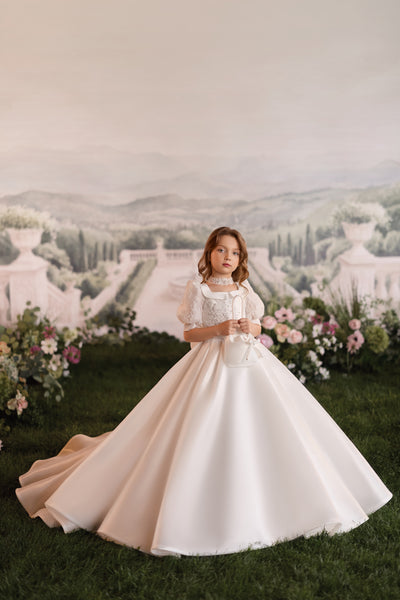 Pentelei Couture Luxury Ivory First Communion Dress