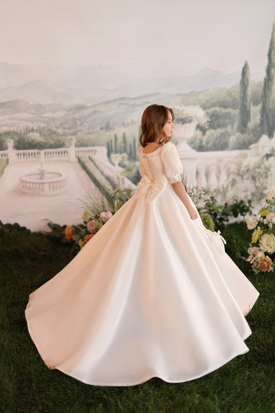 Pentelei Couture Luxury Ivory First Communion Dress