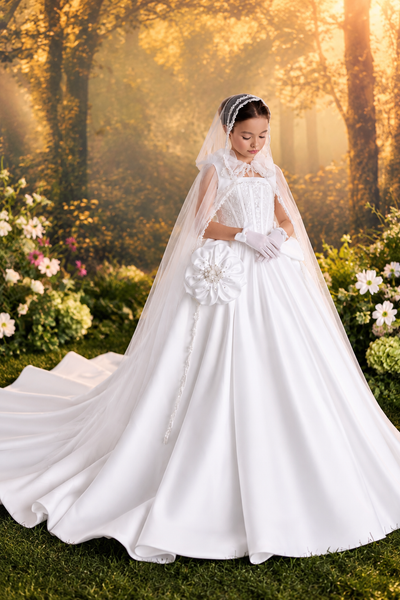 Pentelei Couture First Communion & Flower Girl Gown