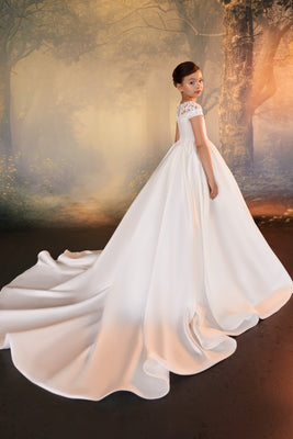 Pentelei Couture Pearl Embellished Communion Gown